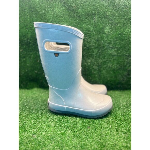 BOGS Kids' Rainboots Glitter Waterproof Gray Boots little Kids Sz 13 - Picture 3 of 10